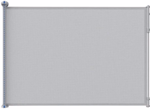 Momcozy M21SSAM08 – sisäänvedettävä lapsiportti, 140 cm, harmaa