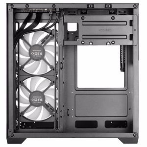 Mars Gaming MCVIEW3 – Mini Tower computer case, black