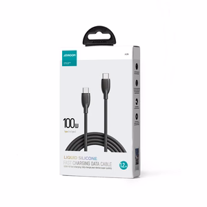 Joyroom SA29-CC5 USB-C – USB-C Kaapeli 100W 1,2 m, musta