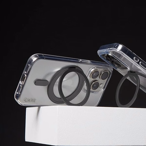CARE by PanzerGlass Feature Kickstand suojakuori iPhone 16 6.1' musta/musta MagSafe 1321