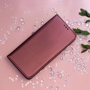 Smart Magnetic -suojakuori mallille Xiaomi Redmi Note 17 Pro Max 5G (Global), viininpunainen