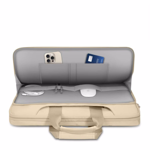 Tech-Protect Pocket 13-14 kannettavan tietokoneen laukku - Beige