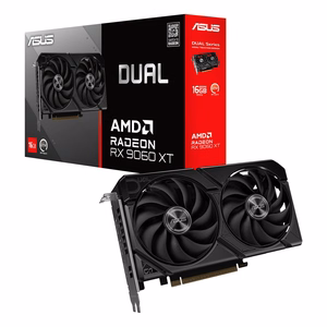 ASUS Dual -RX9060XT-16G AMD Radeon RX 9060 XT 16 GB GDDR6 Näytönohjain