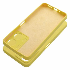 Silikoninen suojakuori Xiaomi Redmi 13C:lle 2mm keltainen
