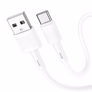 Hoco USB-A - USB-C -kaapeli 3A 1 m X83 valkoinen