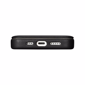 iCarer CE Premium Leather Folio Case iPhone 14 Plus Magnetic Flip Leather Folio Case MagSafe black (WMI14220715-BK)