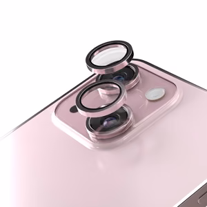 Etteri kameran linssin suoja iPhone 15 / 15 Plus pinkki