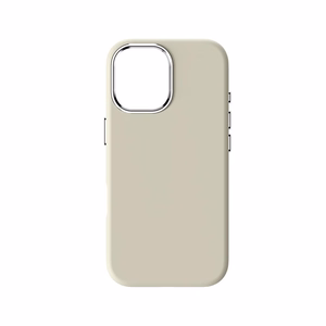 Suojakuori iPhone 17:lle Forcell F-Protect Frame Premium yhteensopiva MagSafen kanssa antiikki valkoinen