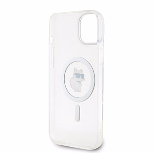 Karl Lagerfeld Suojakuori iPhone 15 Plus 6,7 KLHMP15MHFCCNOT läpinäkyvä HC MagSafe IML C