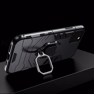Ring Armor Suojakuori Xiaomi Redmi 13 4G:lle musta