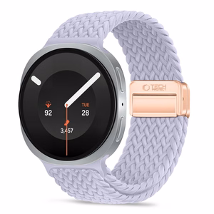 Tech-Protect NylonMag -ranneke mallille Samsung Galaxy Watch 40/44/46 mm – violetti