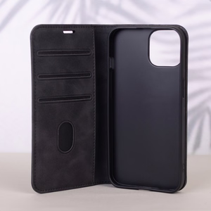 Smart Suede Suojakuori iPhone 17 Pro Max 6,9:lle musta