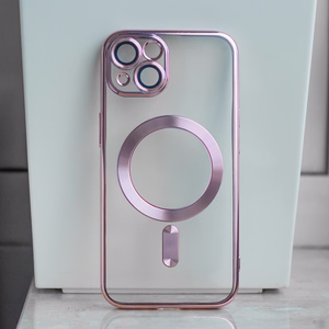 TFO Color Chrome Mag suojakuori iPhone 17 Pro Max 6,9″ / iPhone 18 Pro Max 6,9″ -puhelimelle – ruusukullanvärinen