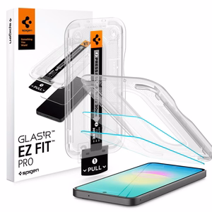 Spigen Glas.tR EZ Fit tempered-glass screen protector for Samsung Galaxy A27 5G, 2 pcs.
