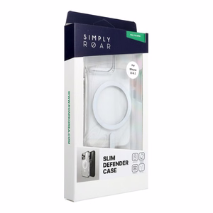 ROAR Suojakuori SLIM DEFENDER yhteensopiva MagSafe iPhone 15:lle läpinäkyvä