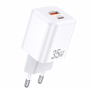 Laturi Awei PD66-EU 35W GaN USB-A/USB-C valkoinen