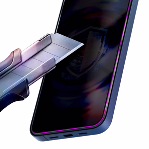 9H panssarilasi 3mk HardGlass Max Privacy -tietosuojasuodattimella iPhone 13/13 Pro/14/16E/17E:lle