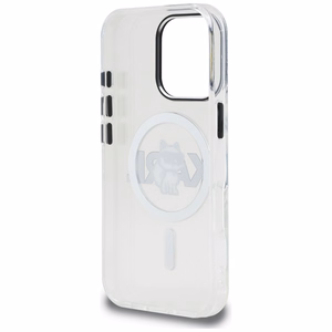 Karl Lagerfeld IML Choupette Sketch Logo MagSafe Suojakuori iPhone 16 Pro Max - läpinäkyvä