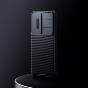 Nillkin CamShield Pro Suojakuori Samsung Galaxy S25:lle kameransuojalla - musta