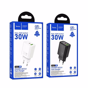 Puhelinlaturi Hoco USB A + USB C QC3.0 PD 3A 30W N63 musta