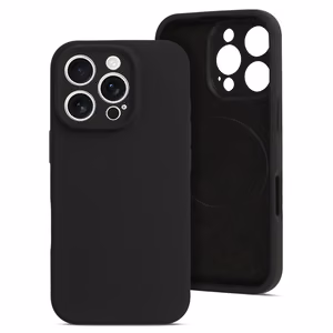 MagColor Pure Suojakuori iPhone 16:lle musta