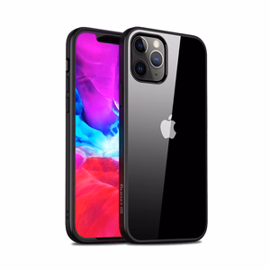 Crong Clear Cover suojakuori laitteelle iPhone 12 Pro Max, musta