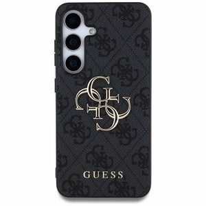 Guess Suojakuori Samsung S25:lle GUHCS25S4GMGGR (4G PU Big Logo) musta