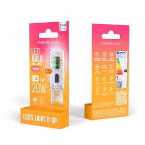 Forever Light LED-lamppu G9 2,2W 200lm 3000K luokka F