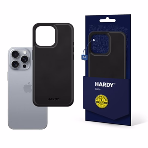 3mk Hardy Apple Silky Leather MagCase Apple iPhone 16 Pro Max:lle - musta