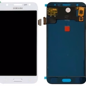 LCD-näyttö Samsung J500 J5 kosketusnäytöllä valkoinen alkuperäinen (huoltopaketti)