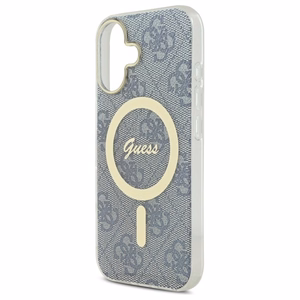 Guess IML 4G MagSafe Suojakuori iPhone 16:lle - sininen