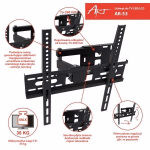 Mount to the 22"-55" TV ART AR-53 35KG