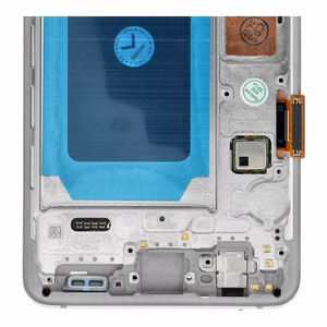 FixCell LCD-näyttö Samsung S10 G973 kehyksellä valkoinen kunnostettu