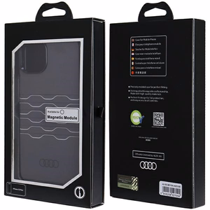 Audi IML MagSafe suojakuori iPhone 15 Plus / 14 Plus:lle - musta