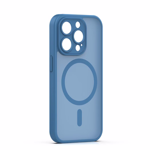 Mag Matt case for iPhone 14 Pro 6,1" dark blue camera protection