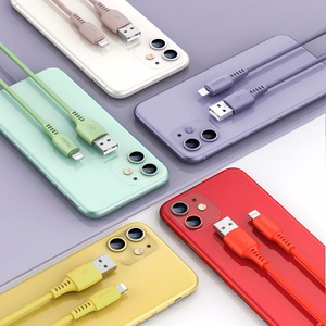 USB-kaapeli Baseus Colorful keltainen Lightning 120cm