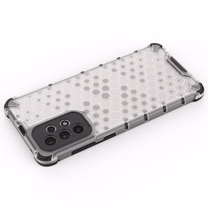 Honeycomb tapauksessa panssaroitu suojus geelirunko Samsung Galaxy A73 sininen