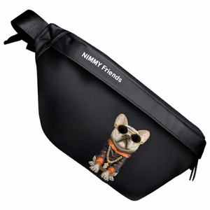 NIMMY crossbody GLASSES COOL DOG musta