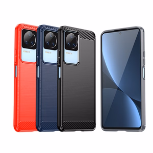 Hiili Kotelo Xiaomi Poco F4 5G joustava silikoni hiili kansi musta
