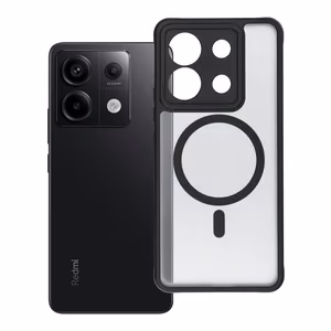 Suojakuori Xiaomi Redmi Note 13 PRO 5G:lle Full Matte Mag Cover yhteensopiva MagSafe musta