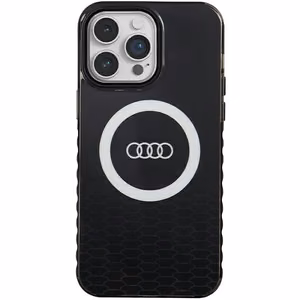 Audi IML Big Logo MagSafe Suojakuori iPhone 14 Pro Max:lle - musta