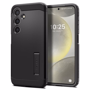 Spigen Tough Armor suojakuori Samsung Galaxy S24:lle musta