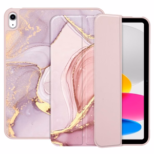 Tech-Protect SC Pen Case for iPad 10.9" 2022 - Pink Marble