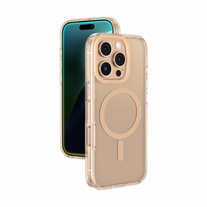 AmazingThing Titan Pro Mag Suojakuori magneettisella renkaalla iPhone 16 Pro:lle - Rose Gold