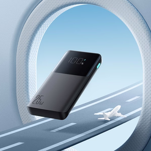Powerbank 10000mAh Joyroom JR-PBF20 25W + cable 0.25m (black)