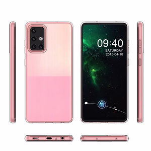 Geeli tapauksessa kansi Ultra Clear 0.5mm Samsung Galaxy A73 läpinäkyvästä