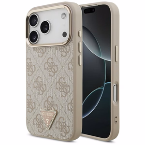 Guess 4G Triangle Logo MagSafe -suojakuori iPhone 17 Pro - ruusukulta