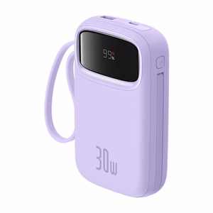 Baseus QPow 2 10000mAh 30W 2xUSB-C powerbank (violetti)