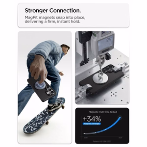 Spigen Thin Fit Mag MagSafe -suojakuori Samsung Galaxy S26 Ultralle - musta