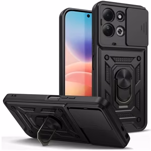 Tech-Protect CamShield Pro -suojakuori Xiaomi Redmi 17 4G / 5G -malleille, musta